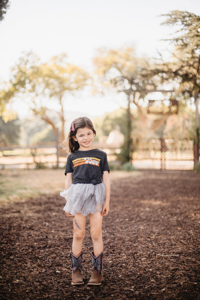 Halloween Red, Orange, Yellow, Boo Tee, Halloween Kids Shirts, Halloween orange and white boo tee shirt, Kid wearing tshirt, Little girl wearing tee