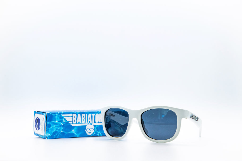 White Babiator sunglasses